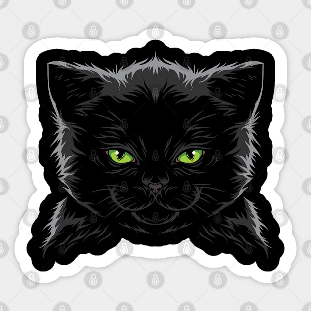 cool cat Sticker by sharukhdesign